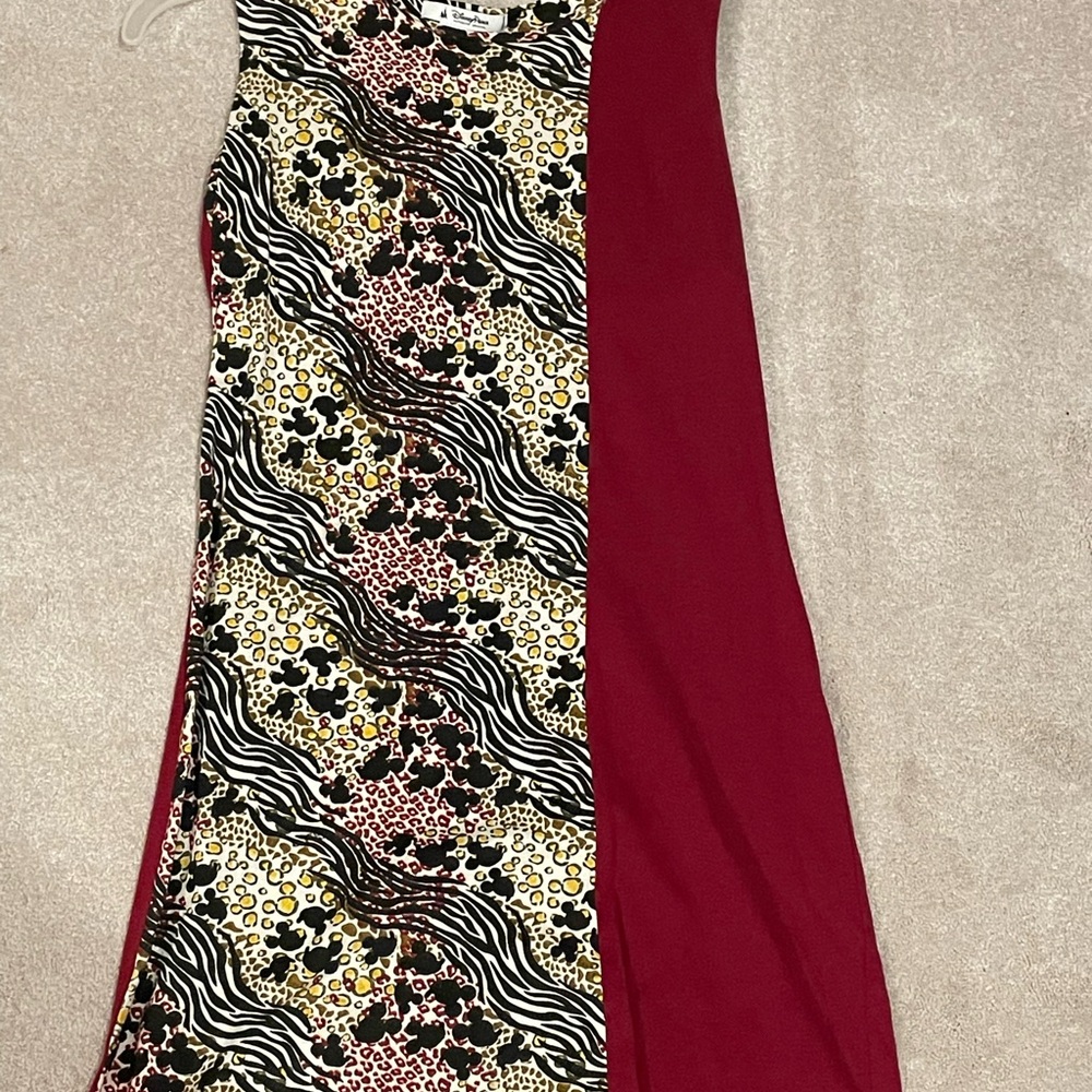 Authentic Disney parks Mickey Mouse animal kingdom print dress medium